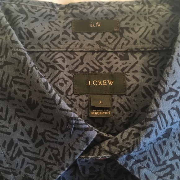 J.crew navy blue casual shirt - Picture 2 of 5